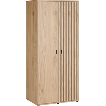 Szafa ubraniowa 2D 90 cm VRQS821R-D136 Dąb Dziki Naturalny VERNIQ Podstawowe