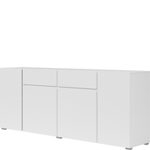 Duża komoda z szufladami 220 cm biała 2497OA47 TYP-47 ASYMETRIC Podstawowe