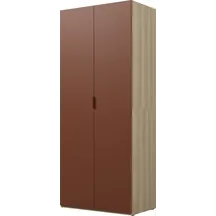 Dwudrzwiowa szafa MONTANA Dąb Elegancki front Terracota 24ETOL18 TYP-18 Podstawowe