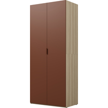 Dwudrzwiowa szafa MONTANA Dąb Elegancki front Terracota 24ETOL18 TYP-18 Podstawowe