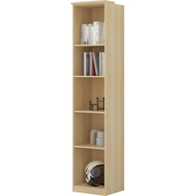 Regał otwarty z półkami płytki gł 43 cm Dąb Lindberg 24LGON87 TYP-87 TERRA Podstawowe