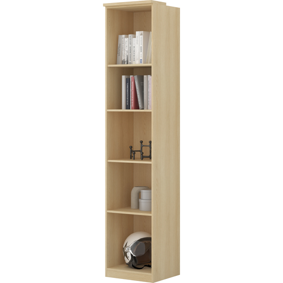 Regał otwarty z półkami płytki gł 43 cm Dąb Lindberg 24LGON87 TYP-87 TERRA Podstawowe