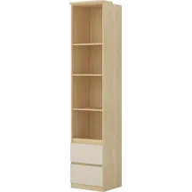 Regał z szufladami płytki gł 43 cm Dąb Lindberg Beż Piaskowy 24LBON83 TYP-83 TERRA Podstawowe