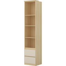Regał z szufladami płytki gł 43 cm Dąb Lindberg Beż Piaskowy 24LBON83 TYP-83 TERRA Podstawowe