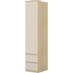 Regał 1D2S głęboki gł 63 cm Dąb Lindberg Beż Piaskowy 24LBON95 TYP-95 TERRA Podstawowe