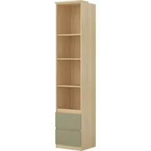 Regał z szufladami płytki gł 43 cm Dąb Lindberg Eukaliptus 24LEON83 TYP-83 TERRA Podstawowe