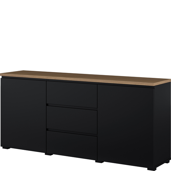 Komoda 2 drzwi 3 szuflady 150 cm Dąb Mauvella 24W5OJ26 TYP-26 MODO Podstawowe