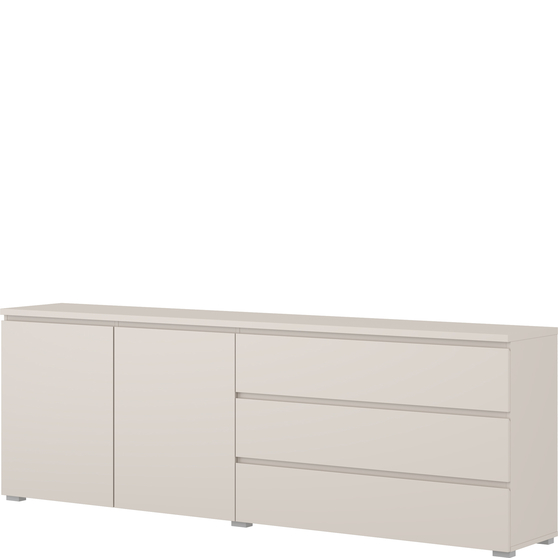 Komoda 2 drzwi 3 szuflady 200 cm Kaszmir 24KSOJ28 TYP-28 MODO Podstawowe