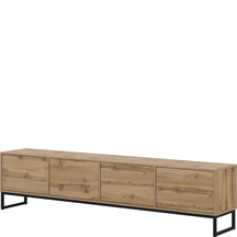 Szafka RTV loft komoda TV 4K Dąb Wotan 24N0OZ40 TYP-40 LOFT Podstawowe