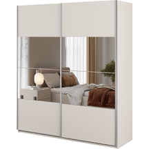 Szafa 2-drzwiowa z lustrem 180 cm Kaszmir 22KL1656 TYP-56 BETA Podstawowe