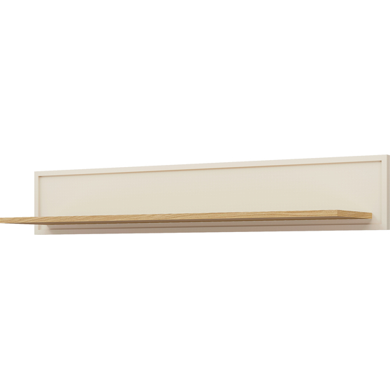 Półka ścienna wisząca 120 cm ELORA 17 Dąb Wiosenny Macadamia Baltic Storm Toffi ELORA Podstawowe (1)