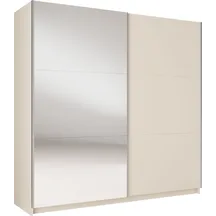 Szafa przesuwna 2-drzwiowa ARSOLA z lustrem 150 cm Piasek Pustyni Podstawowe