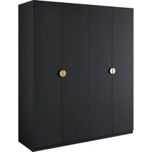 Szafa 180 cm 4-drzwiowa MOND CZARNY Podstawowe