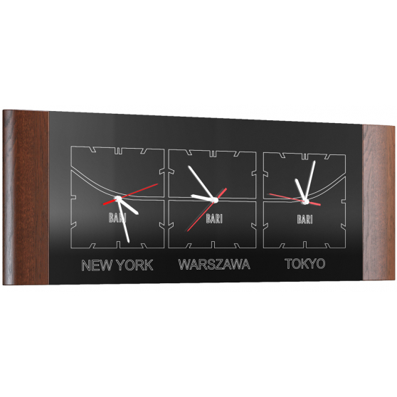 Zegar potrójny BARI Podstawowe