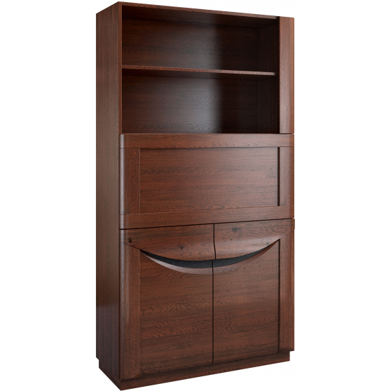 Regał gabinetowy 2D z barkiem BARI GABINET Podstawowe