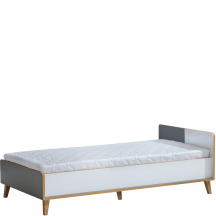 Łóżko 90 x 195 z pojemnikiem i stelażem W10 WERSO Podstawowe