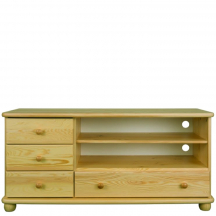 Szafka RTV drewniana sosnowa RV127 Podstawowe