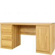 Biurko drewniane dębowe BR302 Podstawowe