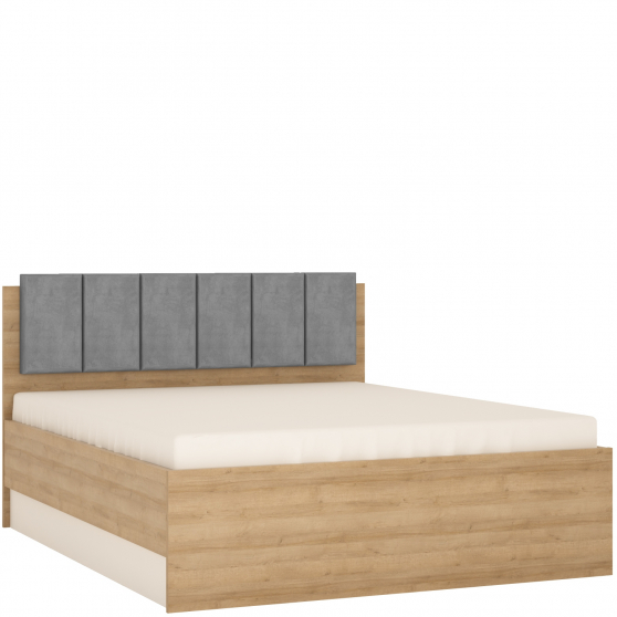 Łóżko 160 x 200 ze stelażem i z pojemnikiem LYOZ04 LYON J Podstawowe