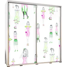 Szafa 205 z grafiką FASHION GIRLS PENELOPA Podstawowe