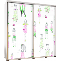 Szafa 205 z grafiką FASHION GIRLS PENELOPA Podstawowe