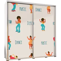 Szafa 205 z grafiką DISCO 1 PENELOPA Podstawowe