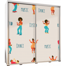 Szafa 205 z grafiką DISCO 1 PENELOPA Podstawowe