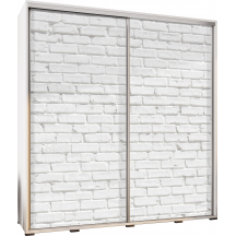 Szafa 205 z grafiką BIAŁA CEGŁA PENELOPA Podstawowe