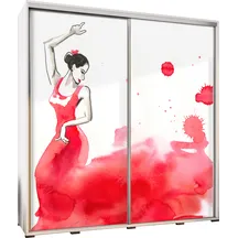 Szafa 205 z grafiką FLAMENCO PENELOPA Podstawowe