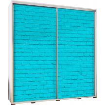 Szafa 205 z grafiką TURKUSOWA CEGŁA PENELOPA Podstawowe