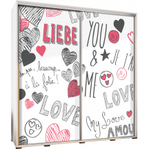 Szafa 205 z grafiką LOVE PENELOPA Podstawowe