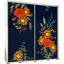 Szafa 205 z grafiką KWIATY 6 PENELOPA Podstawowe