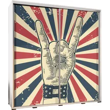Szafa 205 z grafiką ROCK AND ROLL PENELOPA Podstawowe