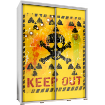 Szafa 155 z grafiką KEEP OUT PENELOPA Podstawowe