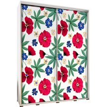 Szafa 155 z grafiką KWIATY 3 PENELOPA Podstawowe