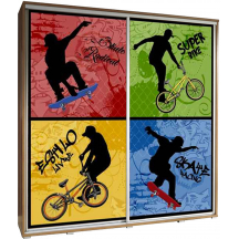 Szafa 205 z grafiką SKATE 1 PENELOPA Podstawowe