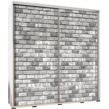 Szafa 205 z grafiką SZARA CEGŁA PENELOPA Podstawowe