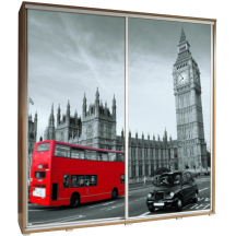 Szafa 205 z grafiką LONDYN 2 PENELOPA Podstawowe