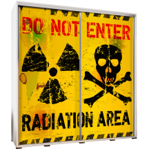 Szafa 205 z grafiką DO NOT ENTER PENELOPA Podstawowe