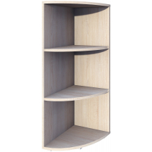 Regał narożny niski B - NM BIUROWY Podstawowe