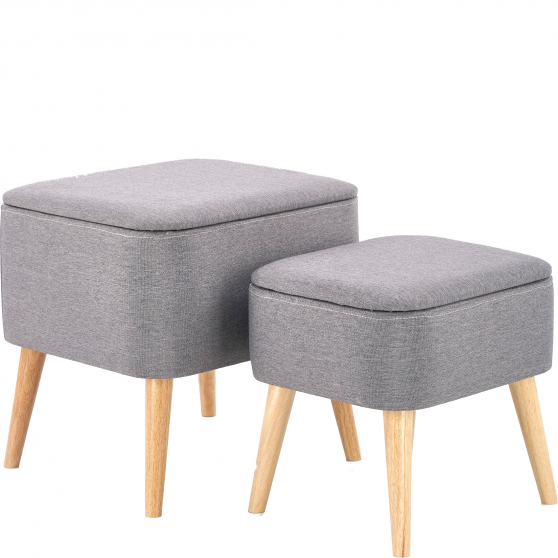 Zestaw dwóch puf PULA Podstawowe