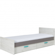 Łóżko 90 x 200 z szufladami R16 REST Podstawowe (4)
