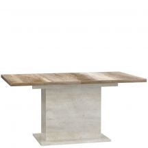 Stół rozkładany DURT84-T75 Pinia Biała / Dąb Antyczny DURO Podstawowe