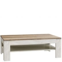 Stolik okolicznościowy SVOT22-T75 Pinia Biała / Dąb Antyczny DURO Podstawowe