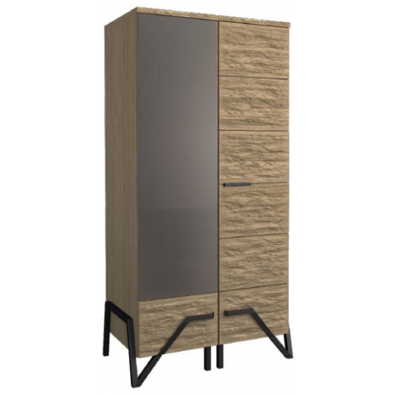 Szafa II z lustrem Lewa PIK Podstawowe