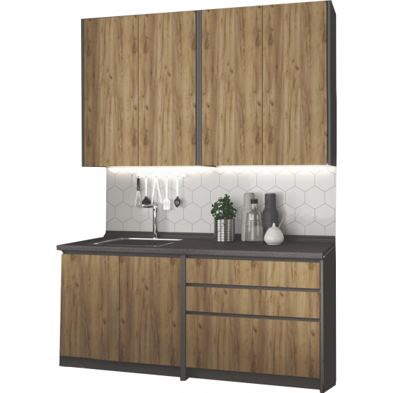 Zestaw mebli kuchennych 180 cm IDEA Podstawowe