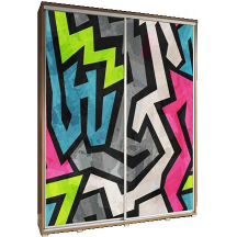 Szafa 155 z grafiką GRAFFITI PENELOPA Podstawowe