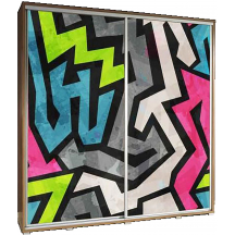 Szafa 205 z grafiką GRAFFITI PENELOPA Podstawowe