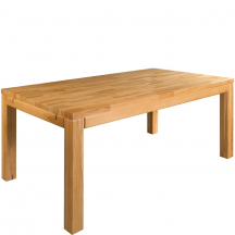 Stół drewniany rozkładany dębowy 120-210x80x75 blat 4 cm ST300/4 Podstawowe (1)