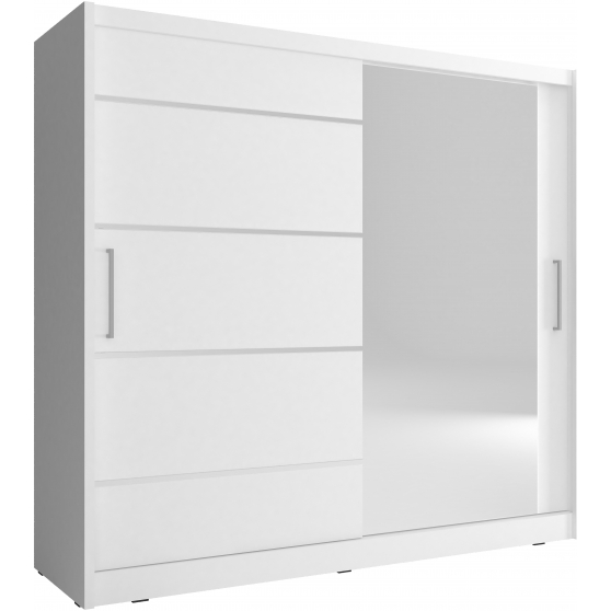 Szafa z lustrem 180 MAJA I ALU Podstawowe